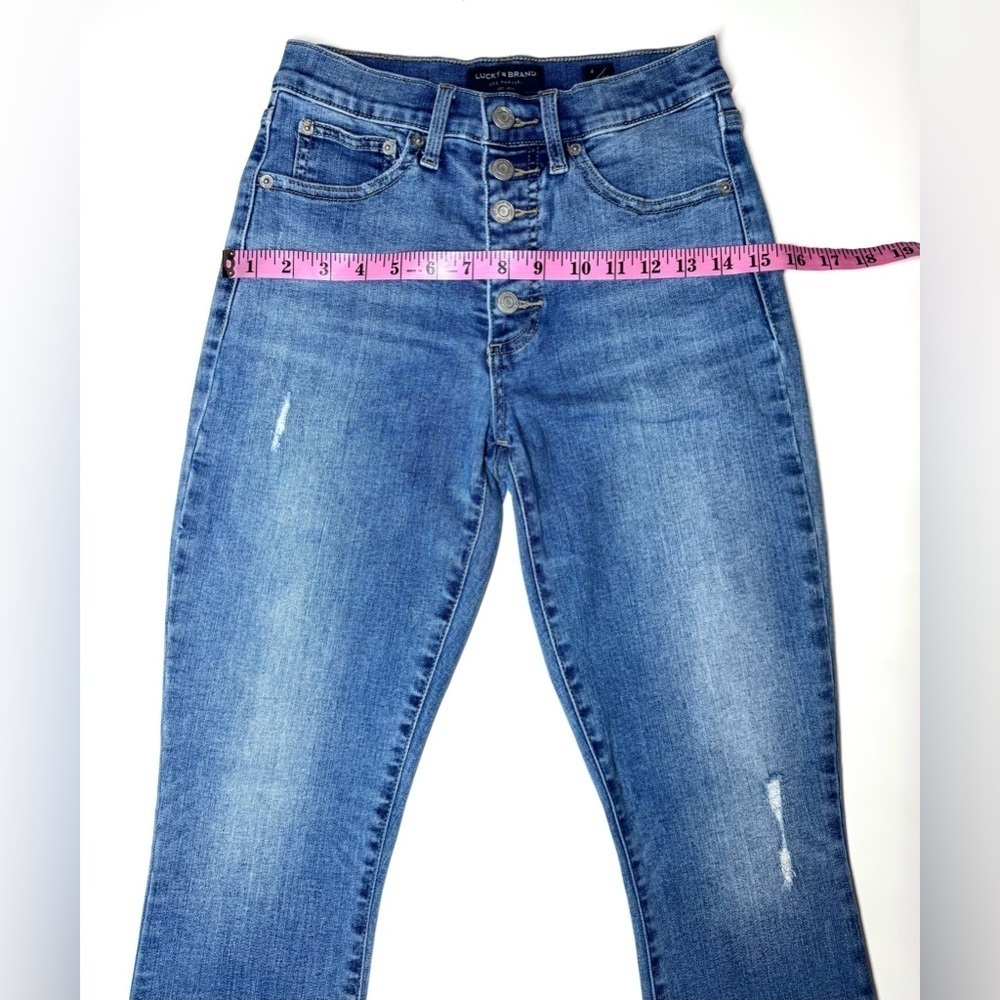 Lucky Brand Women's High Rise Bridgette Skinny Jeans Size- 6/28 Ankle - Picture 5 of 10